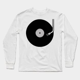 Retro Vinyl Record Player Turntable Long Sleeve T-Shirt